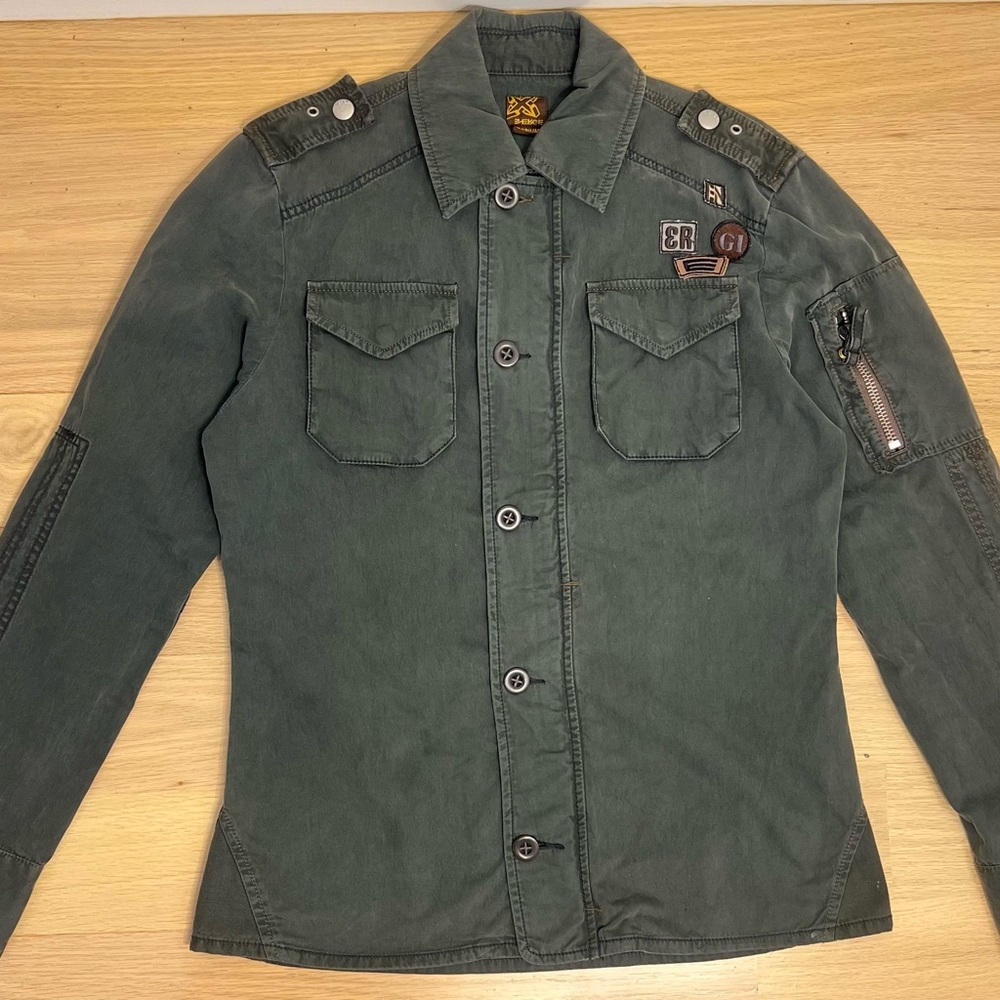 Energe Dark Green Field Jacket Unisex Size Medium Like New
